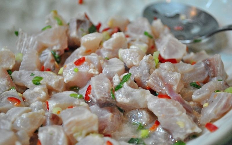 Fish Kinilaw - Filipino Street Food