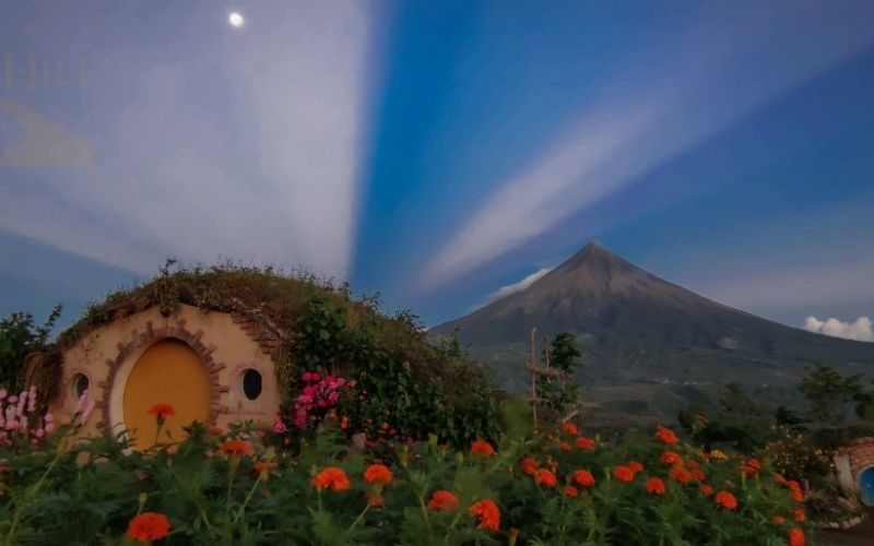 Mayon Volcano at Hobbit Hill