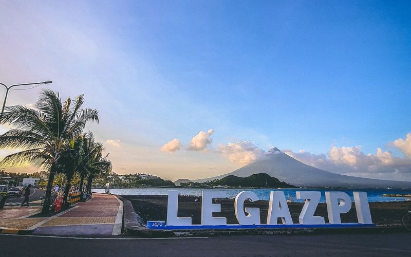 Mayon Volcano at Legazpi Boulevard