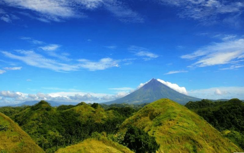 Mayon Volcano at Quitinday Hills