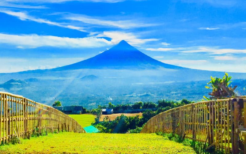 Mayon Volcano at Tigbao Highlands